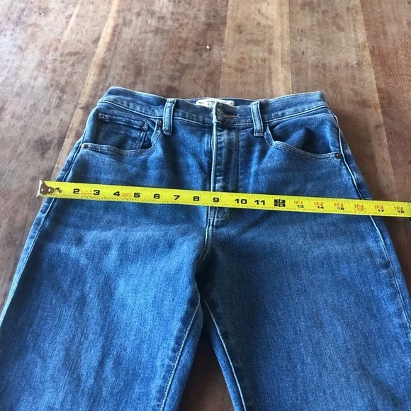 Abercrombie & Fitch Jeans The Flare Ultra High Rise Medium Blue - Picture 9 of 12